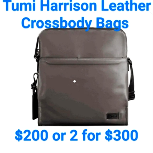 Authentic Harrison Leather Crossbody Bags BLOWOUT. NEW IN BOX - Picture 1 of 1